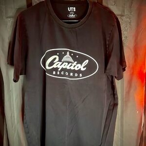 Uniqlo x Capitol Records Tee. Size L Vintage Black (small flaw)